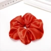 Big red satin hair circle