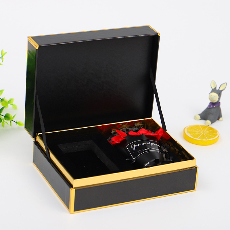 礼品盒翻盖盒礼盒天地盖书本式书型盒抽屉盒翻盖化妆品纸盒包装盒