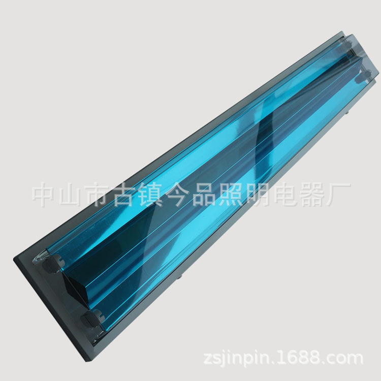Purification Lamp, Double-Tube Purification Lamp, T8 Double-Tube Purification Lamp, T8 Double-Tube LED Stainless Steel Straight-Edge Purification Lamp