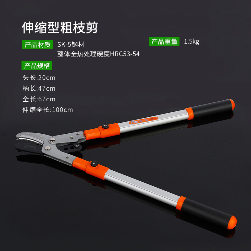 Fábrica al por mayor Fengchuan tijeras de rama gruesa tijeras fuertes tijeras de rama gruesa telescópica cuchillo tijeras de podar