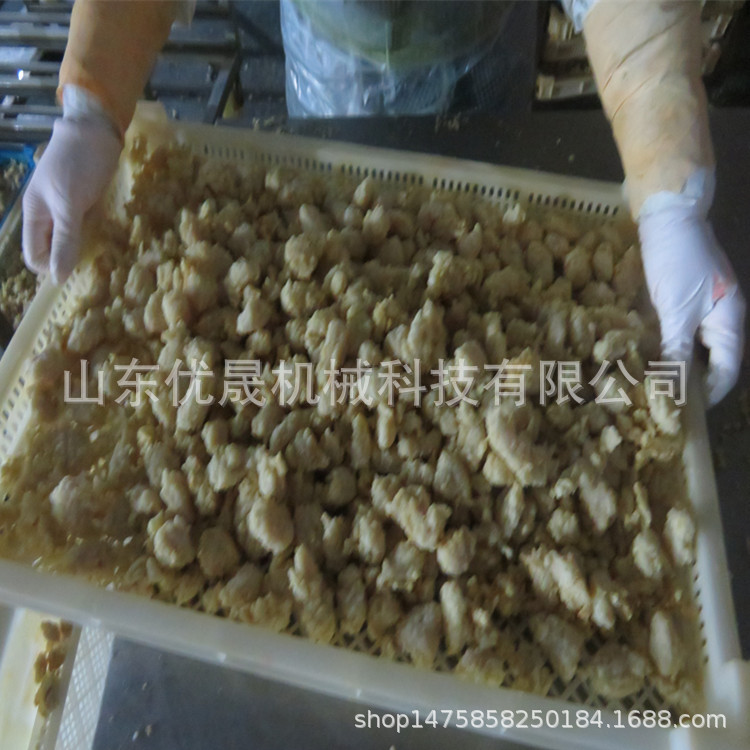 炸鸡柳鸡米花油炸生产线 盐酥鸡 锅包肉连续油炸线 产量高