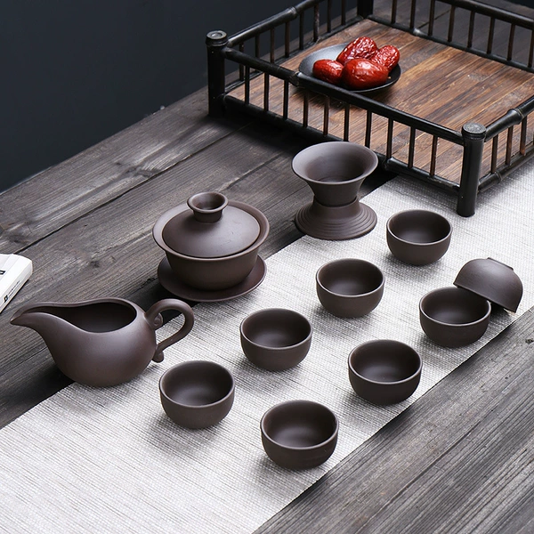 Original ore Zisha 12 heads -cover bowl model