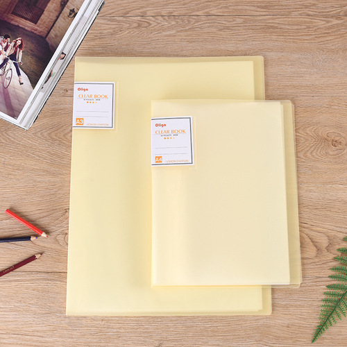 A2A3 clip test paper clip student folder multi-layer high school test paper information book transparent insert classification organization