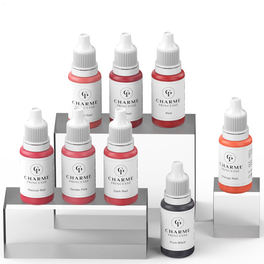 Pigmento de tatuaje Dragon 15ml, crema de color para tatuajes, lentes de contacto de color, delineador de ojos, tinte labial, pigmento para cejas en aerosol, pigmento de color para tatuajes, fábrica transfronteriza.