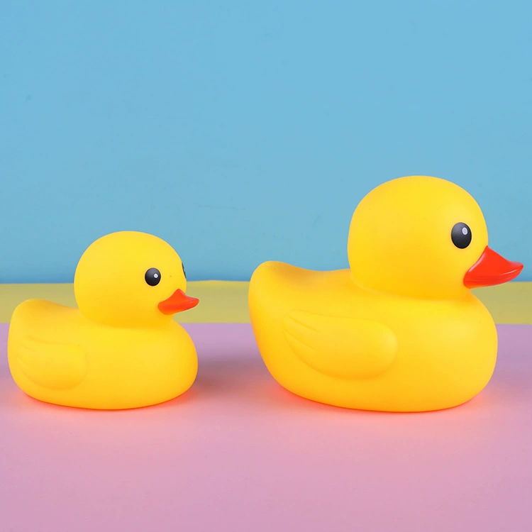 Желтая резиновая (пластиковая) утка B.Duck, игрушка, детский гигиенический товар для купания и игр в воде, издает звуки, анти-стресс