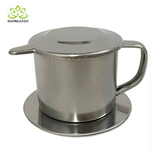 越南不銹鋼壺 滴漏咖啡壺6Q7Q8Q新品越南壺 咖啡法壓壺咖啡滴滴壺