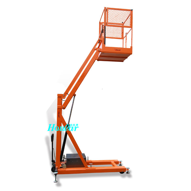 现货供应NK28BA叉车载重电动升降平台折臂式站人平台叉车高空