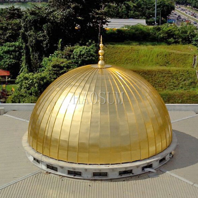 清真寺装饰圆顶 金属不锈钢欧式大气酒店大堂穹顶 金属屋顶