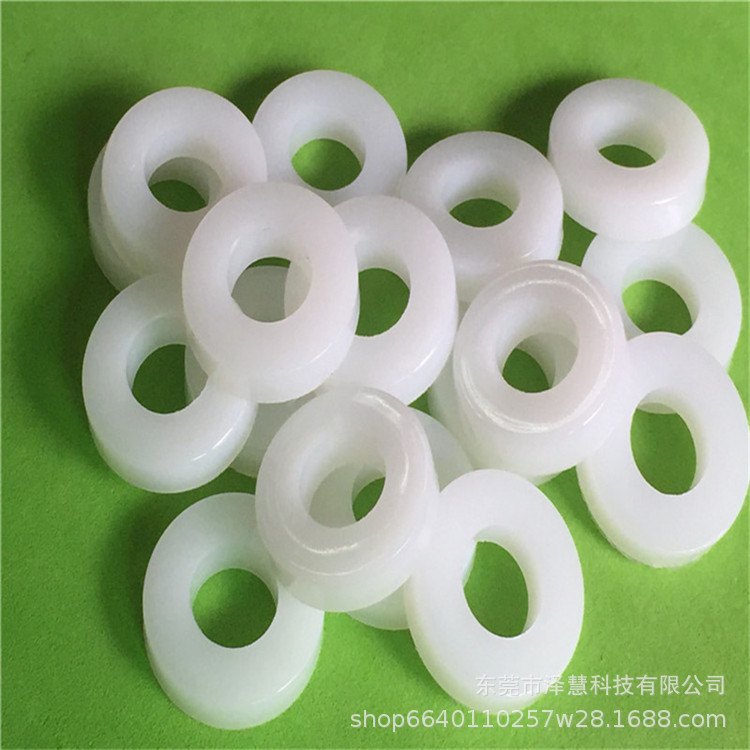 M10家具螺丝隔离柱 20*10*5塑料垫圈 5.0厚度尼龙平垫