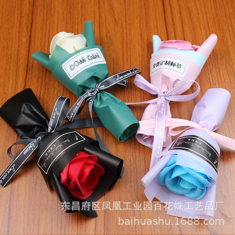 FLOWERS GIRL Маленькое мыло в форме цветка, подарочная коробка, набор, оптовый