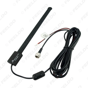 DVB-T antenna car F connector TV antenna active digital TV antenna built-in amplifier antenna