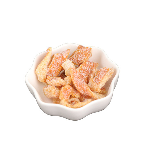 Bulk Salted Chenpi Dried Tangerine Peel 10 lbs/package Nine-Processing Chenpi Tangerine Strip Office Snack Tangerine Peel Wholesale