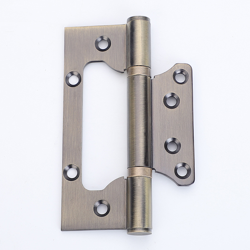 Bisagra de acero inoxidable de 5 pulgadas 304 sin ranura, amortiguador silencioso con rodamiento engrosado para puertas de madera, directamente del fabricante