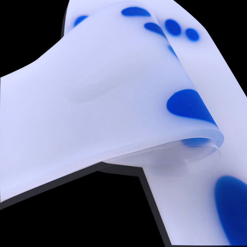 Plantilla de silicona blanco lechoso suave y cómodo chip de absorción de choque anti-presión suave anti-desgaste anti-dolor plantilla de palma completa