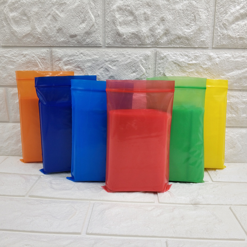 Bloques de construcción color PE ziplock bolsa muestra bolsa hardware anti-óxido bolsa sellada pescado cebo polvo ziplock bolsa