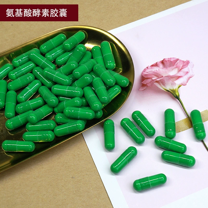 Аминокислотный фермент очищающий порошок капсула пустая масло Удаление прыщей мягкое кондиционирование кожи Очищение удаление черных точек салон красоты