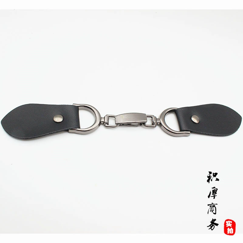 Трансграничные аксессуары для рукоделия пистолет черный сплав черное кожаное пальто ветровка Пряжка соединение Пряжка пальто изогнутая пряжка