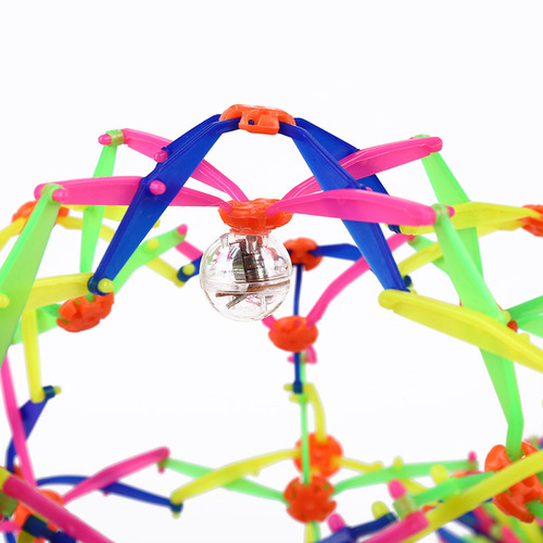 Cross-border direct supply of large, ever-changing shrinking ball, magic blooming ball, variable size, colorful hand-thrown ball, children's toy