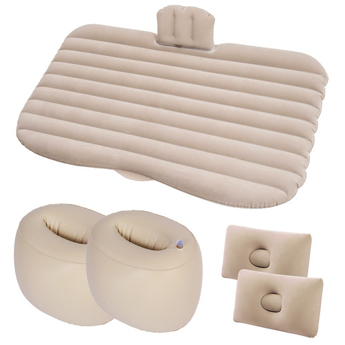 Car-mounted split inflatable bed, multi-functional car travel bed, car head protector inflatable mattress, outdoor inflatable mattress