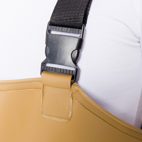 Yuduoduo waders half-length waterproof suit men's rain pants with rain boots one-piece leather fork reservoir thickened factory direct sales