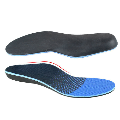 Flat foot straight insole XO-shaped leg foot valgus flat foot men's and women's arch insole U-shaped heel cup