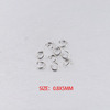 Spot 0.8*5mm connection ring stainless steel opening circle DIY jewelry accessories jump raing100/package