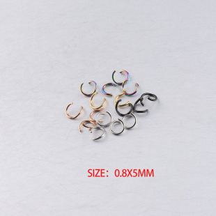 �F؛0.8*5mm�B��Ȧ���P��_��ȦDIY�Ʒ���jump ring100��/��