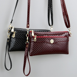 Small clutch bag, wallet, shoulder bag for leisure, Korean style