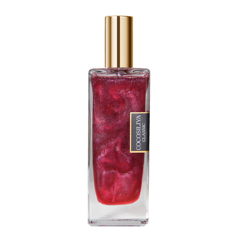 Perfume de mujer celebridad en línea COCOSILIYA oro arenas movedizas perfume de mujer de larga duración caja de regalo fresca entrega