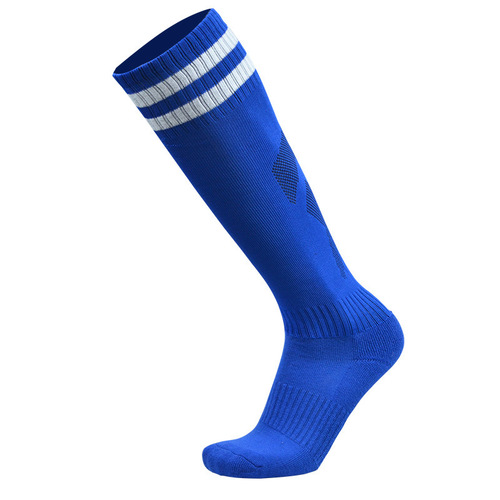 Adult football socks, men's long tube children's anti-slip knee-high socks, student training and competition sports thin socks wholesale