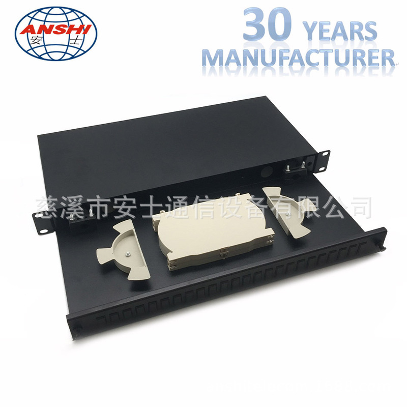 Factory Direct Sales 24-port Optical Fiber Patch Panel Drawer Rack-mounted 12-core Fiber Optic Cable Distribution Box Terminal Box Splicing Box Factory Direct Sales 24-port Optical Fiber Patch Panel Drawer Rack-mounted 12-core Fiber Optic Cable Distribution Box Terminal Box Splicing Box