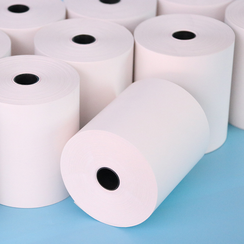 Thermal Receipt Paper 80*70 for Supermarkets and Restaurants, Thermal Printing Receipt Paper 80x70, 55g Thin Paper 80mm