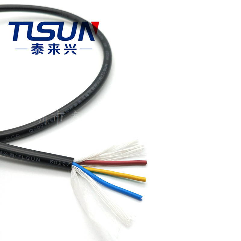 厂家供应 AVVR 3X0.5平方 无氧铜丝 控制线 PVC护套电缆 填充型