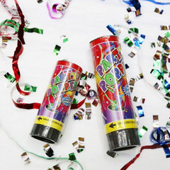 スプリング花火クリスマス休日誕生日パーティー助興礼砲スパンコール紙くずスプレーメーカーは決められます。