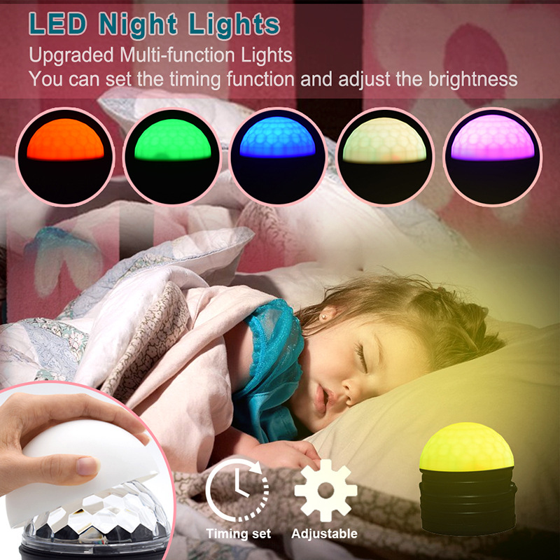 LED mini luz de la etapa de Navidad estrellado atmósfera lámpara de proyección disco fiesta colorida BOLA MÁGICA luz de la noche