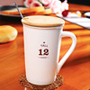 Creative Ceramic Cup Promotion Hotel Gift Bone Porcelain Cup Bringing Mark Mark Cup Manufacturer Logo Advertising Cup