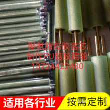 工厂直销转角输送滚筒PU包胶聚氨酯包胶光胶面耐磨环保包胶辊输送