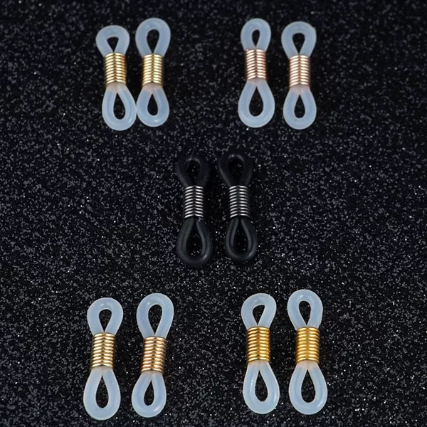 Glasses Silicone Ring Buckle Glasses Link Buckle DIY Handmade Silicone Ring Buckle Glasses Chain Glasses Rope Accessories