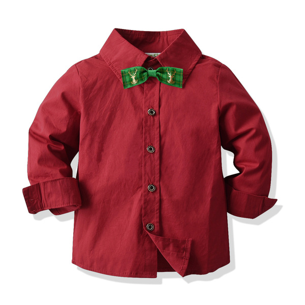 Children's autumn shirt for boys