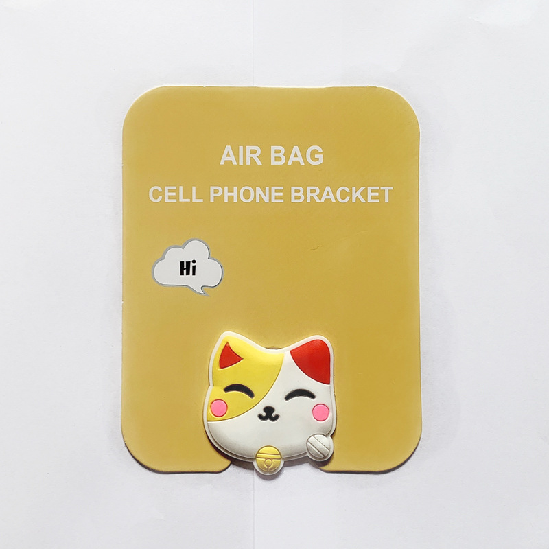 En stock al por mayor TikTok Cartoon creativo soporte de teléfono móvil puede soportar airbag soporte de teléfono móvil soporte de escritorio