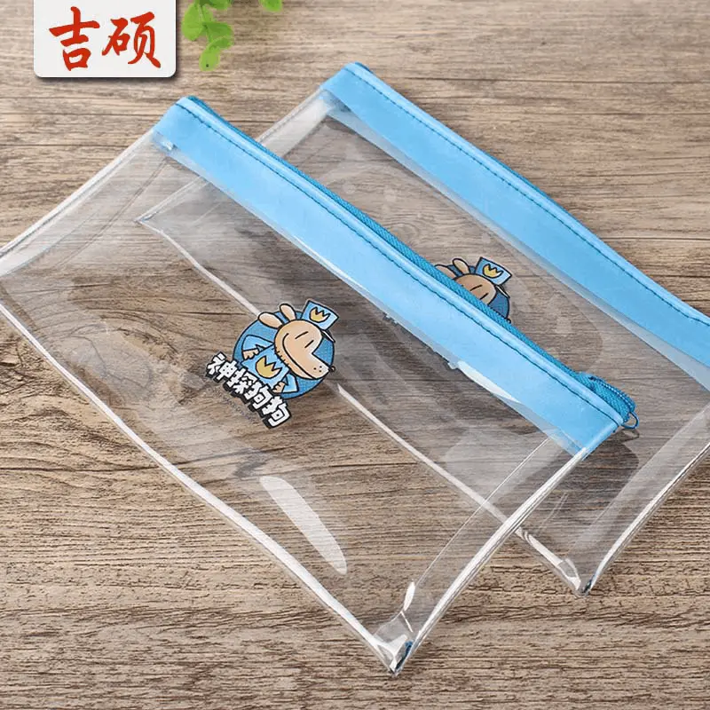 创意pvc拉链袋 透明卡通文具笔袋 小饰品防水收纳包 量大价优厂家