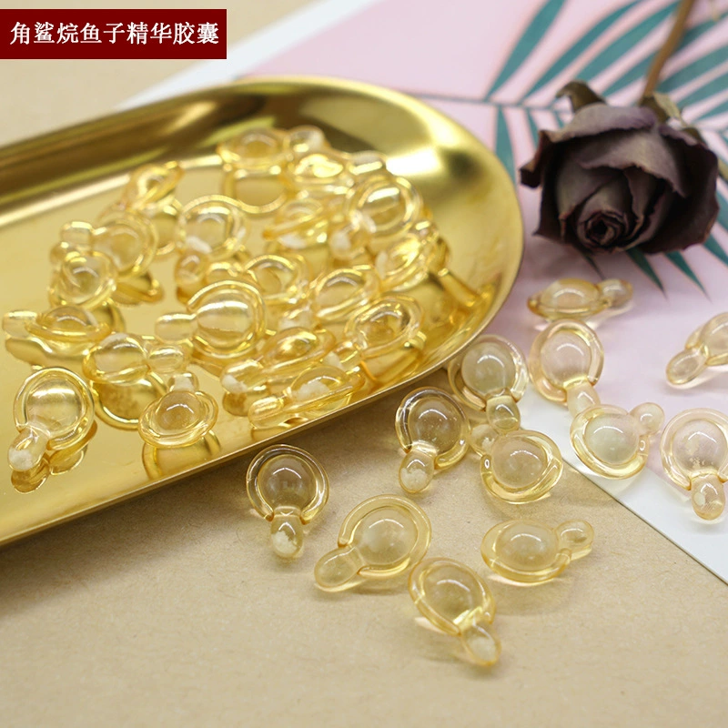 Сквалан Рыбное семя эссенция пространство-время капсула ремонт поврежденной кожи белый Джин выцветает прыщи следы косметика