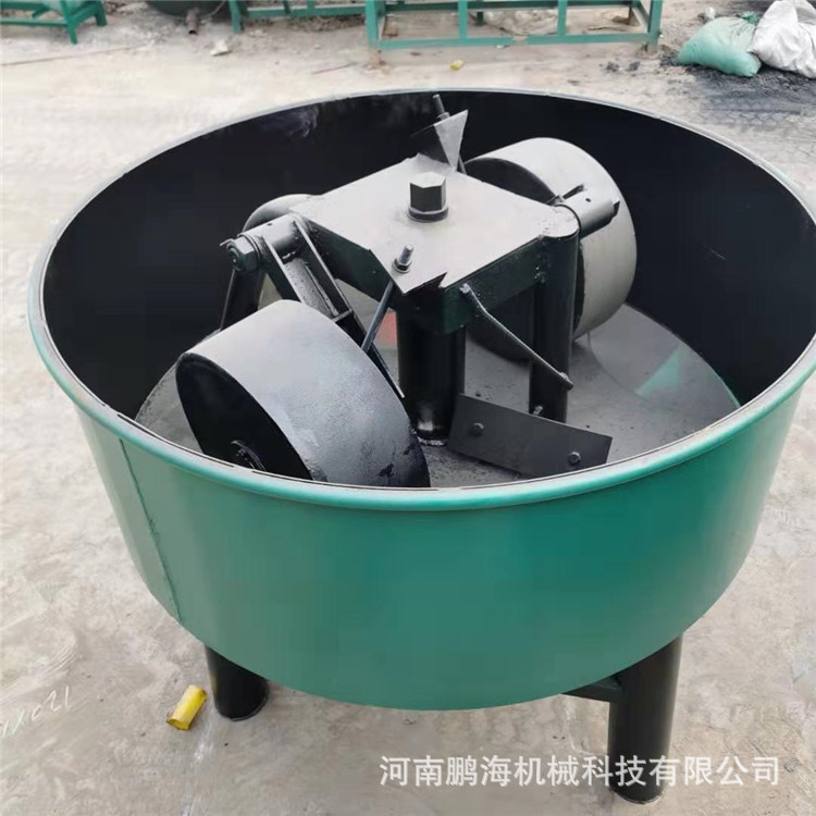 1.5米现货轮碾机 加重加厚轮碾搅拌机 铸造型砂碾压筛选碾砂机