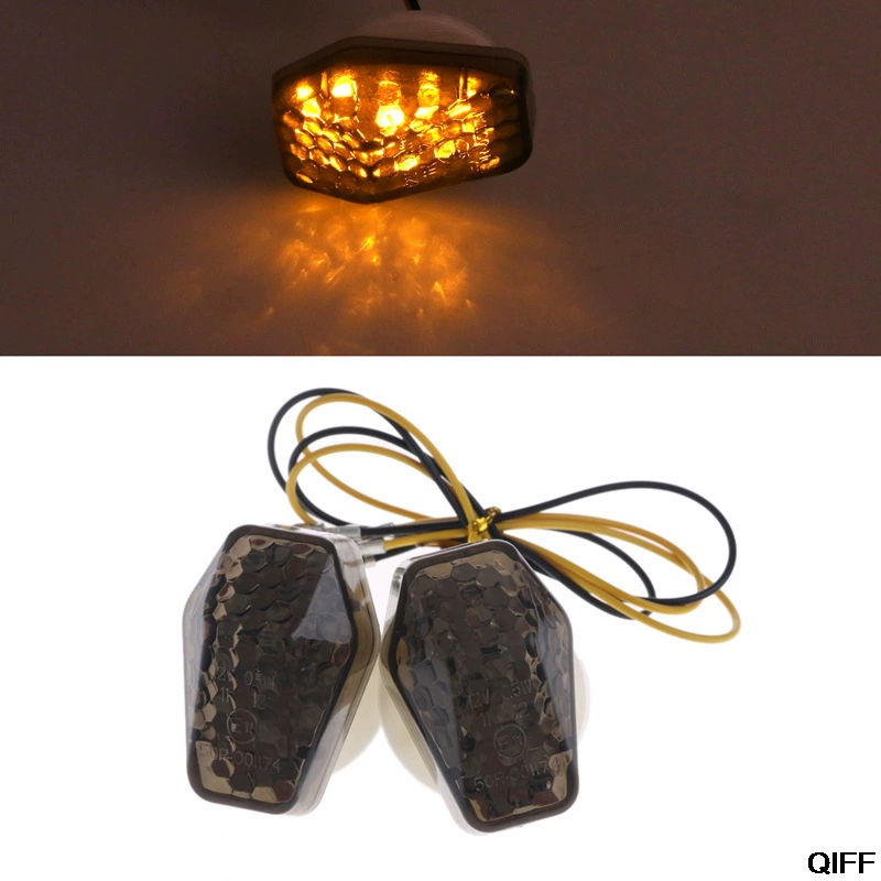 Подходит для 12V Suzuki GSXR 600750 мотоцикла светодиодный указатель поворота боковой свет