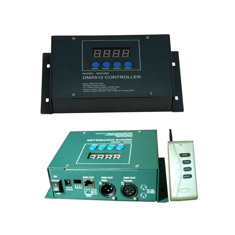 Online RGB LED strip/LED module digital tube control system with DMX512 main control system