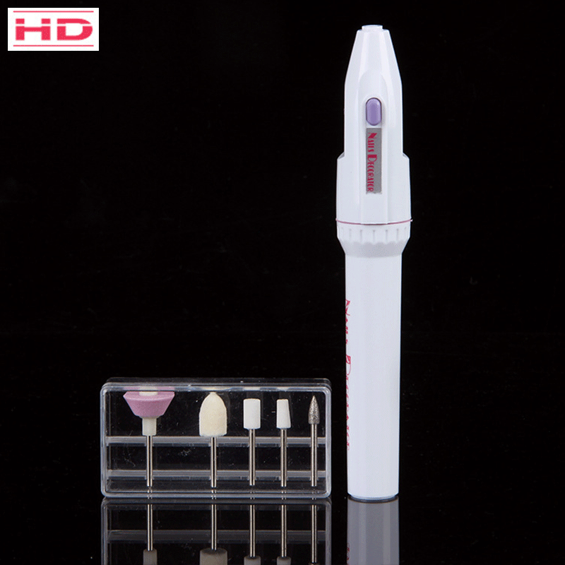 Mini five-in-one electric manicure portable manicure machine pen nail polisher nail tool