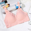 Wireless bra for pregnant, supporting lace underwear for breastfeeding