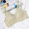 Wireless bra for pregnant, supporting lace underwear for breastfeeding