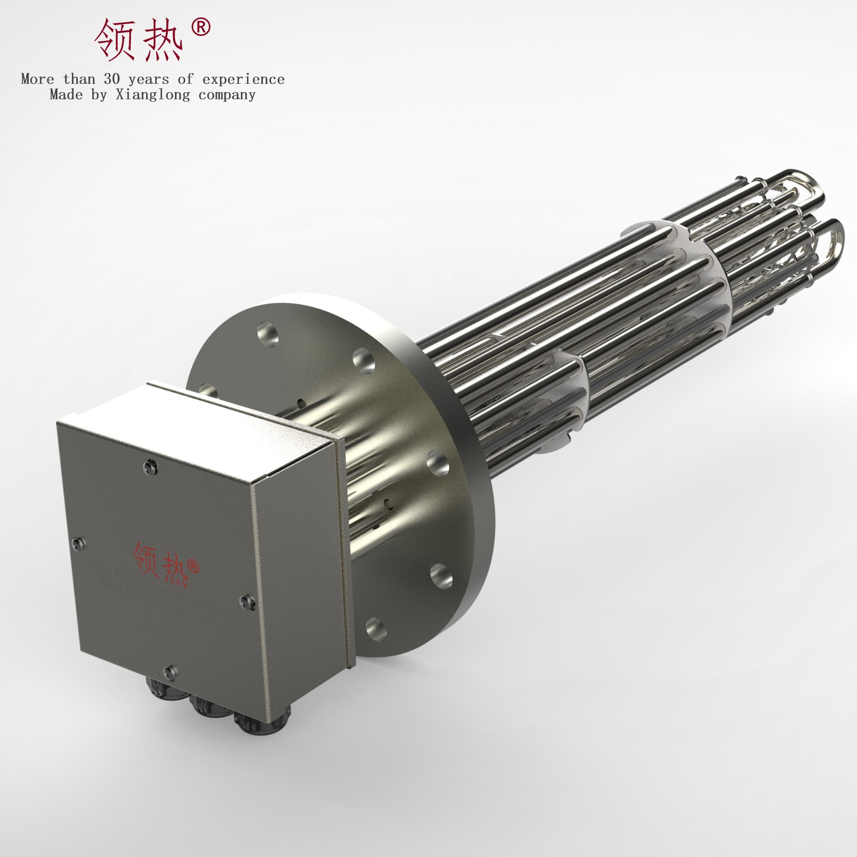 DN125 18KW水 油 气 二氧化碳 法兰 模温机 锅炉 循环 加热器