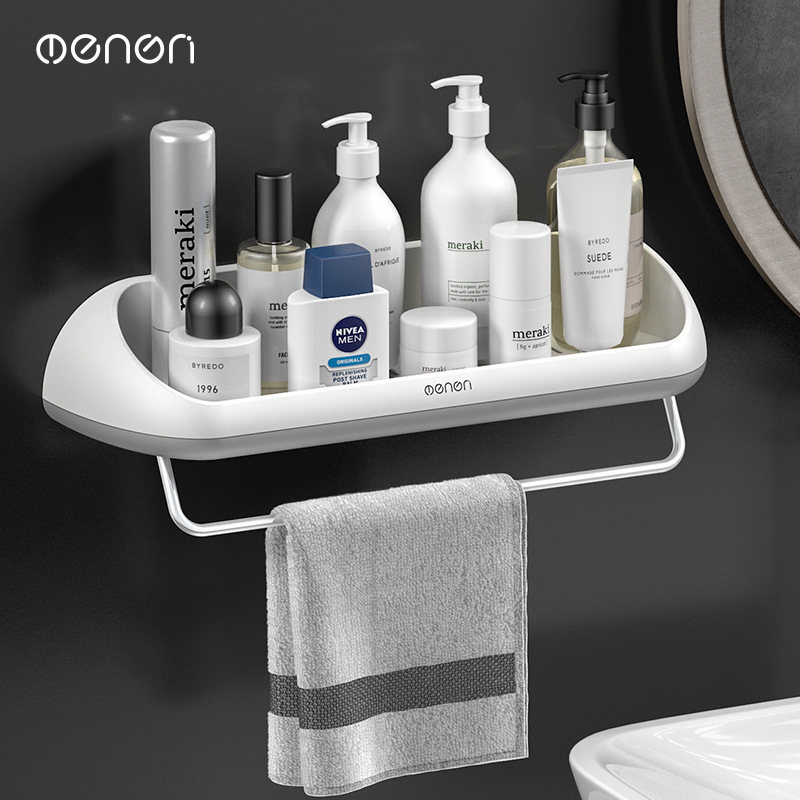 Special offer toilet plastic storage rack toilet wash table toilet wall hanging storage rack non-perforated bathroom towel